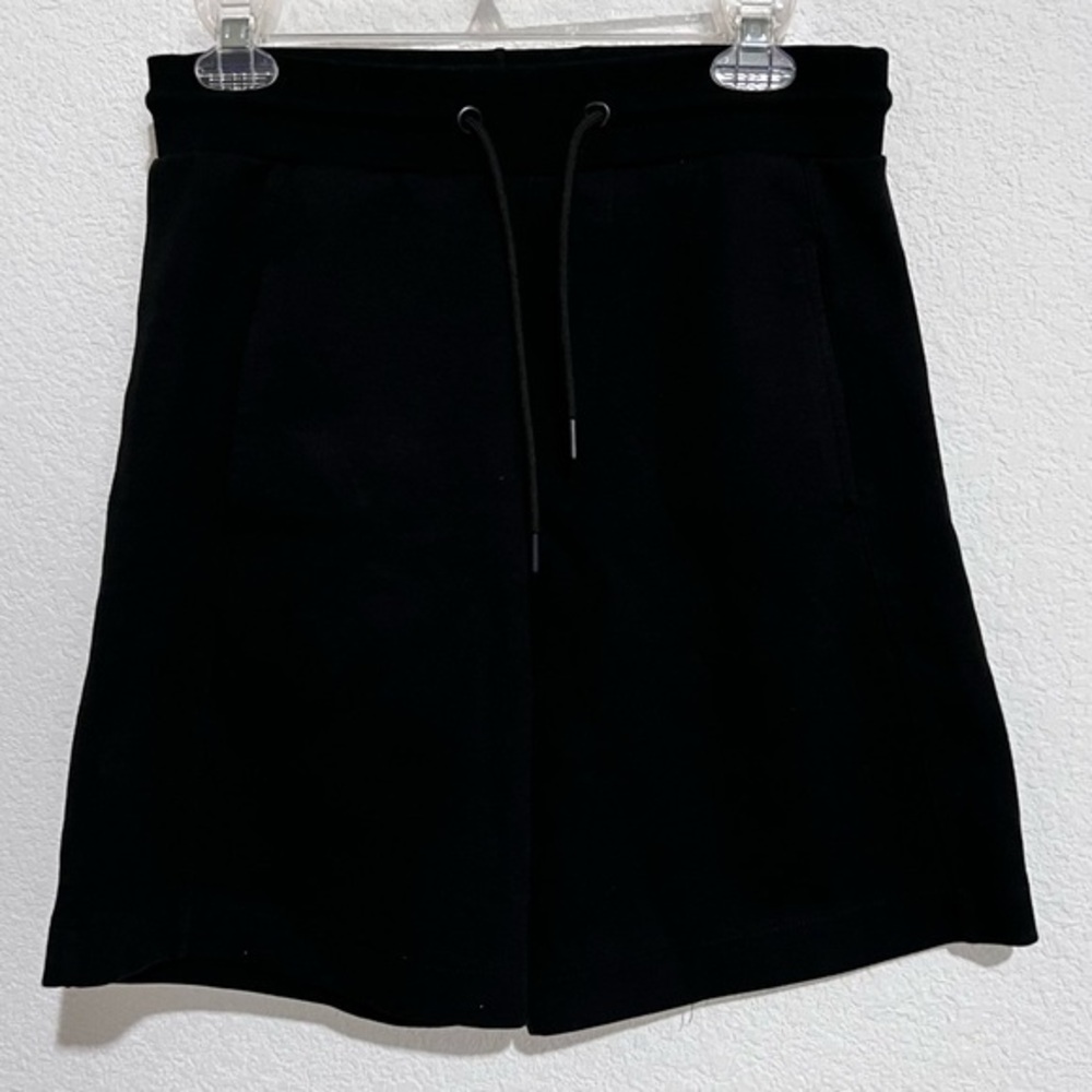 Zara Black Jersey Knit 3 Pocket Athletic Shorts Medium
